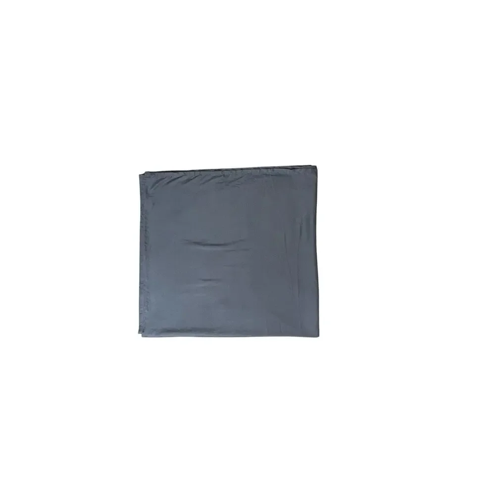 iEnjoy Home King Sized Flat Sheet Microfiber Bedding Solid Dark Gray Cooling